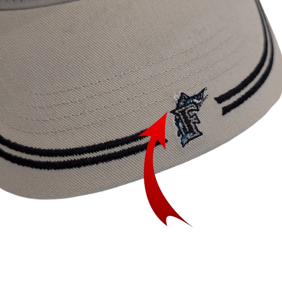 Vintage Florida Marlins MLB Deadstock Twin Enterprise Baseball Cap Hat - Picture 5 of 6